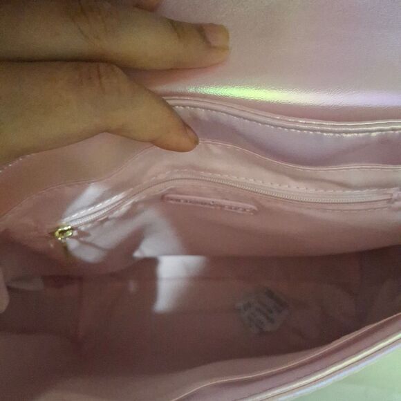 Her Universe Hello Kitty Pink Pearlescent White Ruffle Trim Mini Backpack NWT main image 7